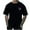 Black, variant on WREESH Halloween T-Shirts Summer Fashion Casual Men's Round Neck Printed T-Shirt Top Blue