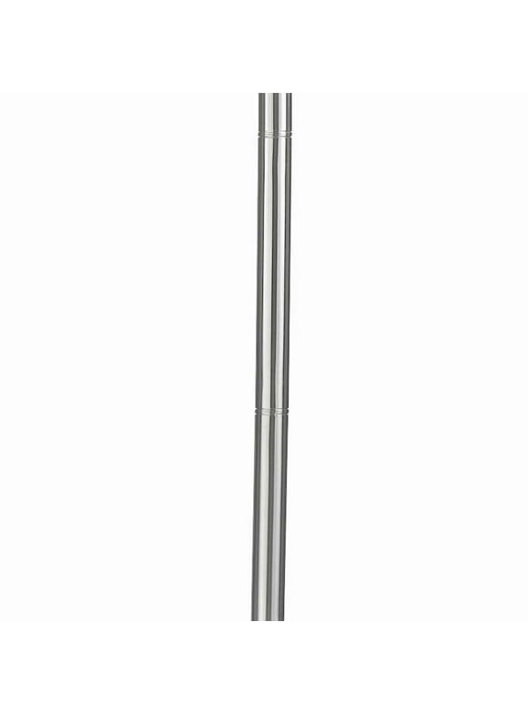 Maykoosh Industrial Inspiration 3 Way Torchiere Floor Lamp With Frosted Glass Shade And Stable Base, White