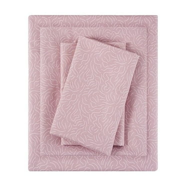 Gracie Mills Giselle 4-Piece Printed Microfiber Sheet Set Wrinkle-Free GRACE-15322