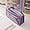 Purple, variant on Monebena Pencil case Six Layer Large Capacity Pencil Case Stationery Supplies High Appearance Transparent PVC Storage Stationery Bag