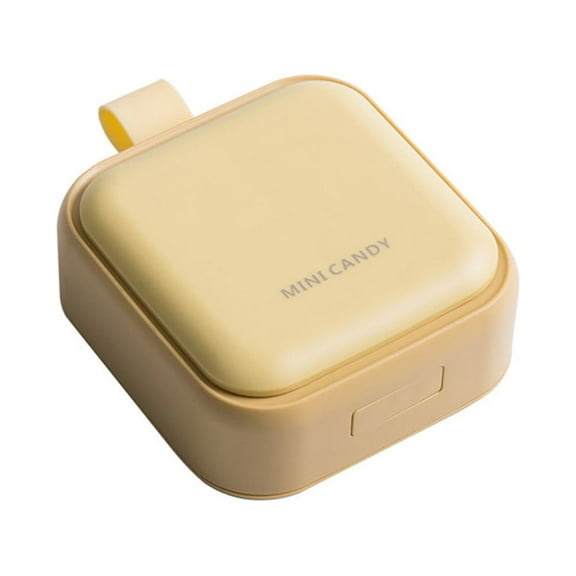 Grandest Birch 4-Compartment Portable Medicine Case Pill Tablet Storage Box Organizer Container Portable 4 Compartments Practical