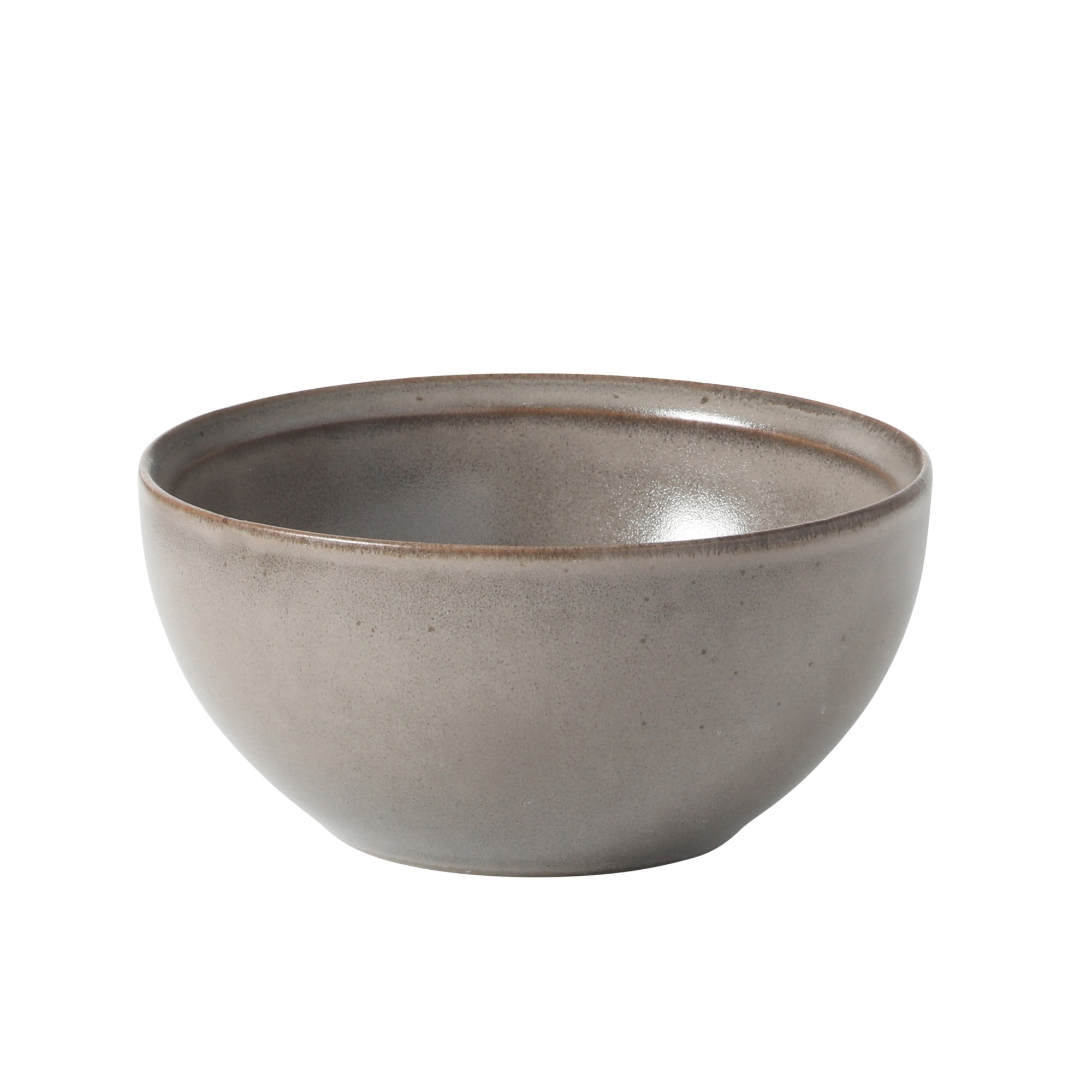 Gibson Elite Beckett Stoneware Reactive Glaze 16 Piece (Service for 4) Plates and Bowls Dinnerware Set - Grey