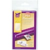 Purple Cows 3-Inch-by-5-Inch Hot Laminating Pockets, 20-Pack