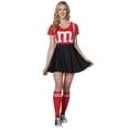 thumbnail image 4 of Traje de animadora estudiantil del equipo femenino SL, personaje M, culturismo, gimnasia, baile, fútbol sexy, 4 of 6