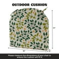 "Waterproof Outdoor Dining Chair Cushions Set of 4, Patio Furniture ...
