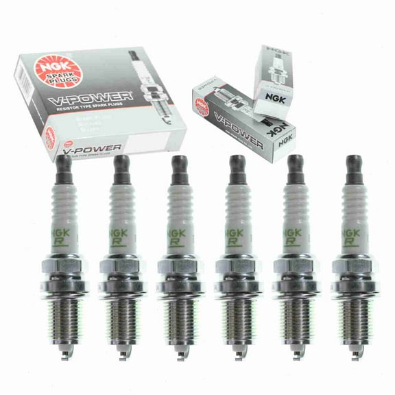 6 pc NGK 7990 V-Power Spark Plugs for FR7KCU K20-U K20-U11 Ignition Wire Secondary Fits select: 1996-2001 TOYOTA CAMRY, 2000-2004 TOYOTA TUNDRA