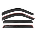 thumbnail image 5 of Ikon Motorsports Compatible with 08-14 Jeep Liberty Acrylic Window Vent Visor Deflector Rain Guard 4Pc Outside Mount 2008 2009 2010 2011, 5 of 7
