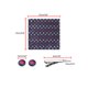 thumbnail image 3 of INSPIRAR CHIC Conjunto de corbata de lunares para el Día del Padre, clip de corbata, gemelos, pañuelo de bolsillo, boda de negocios azul oscuro fucsia, 3 of 6