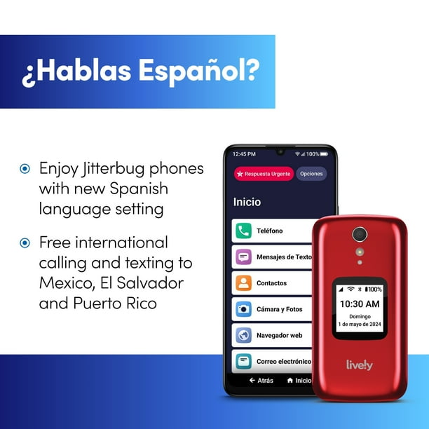 LIVELY Jitterbug Flip2 for Seniors, Simple Flip Cell Phone