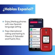 LIVELY Jitterbug Flip2 - Flip Cell Phone for Seniors - Not Compatible with Other Wireless Carriers - Must Be Activated Phone Plan - No SIM Needed - Flip2 Graphite