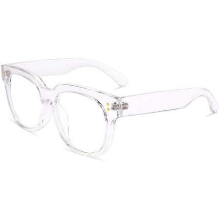 reading glasses with clear frames