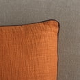 thumbnail image 3 of Safavieh Dani 12" x 20" Transitional Cotton Decorative Pillows, Rust/Brown, 3 of 4