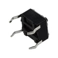 thumbnail image 2 of 100 Pcs 6x6x4.5mm Panel PCB Momentary Tactile Tact Push Button Switch 4 Pin DIP, 2 of 5