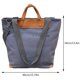 thumbnail image 3 of Bolso de lona unisex Bolso de hombro de viaje con cremallera Bolso de compras al aire libre de gran capacidad Sywqhk Para Estrenar, 3 of 3