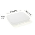 thumbnail image 2 of Food Storage Container for Refrigerator Use – 9.45 in x 7.48 in x 1.57 in Stackable Vegetable and Fruit Preservation Box with Lid, BPA-Free PP Plastic, 2 of 5