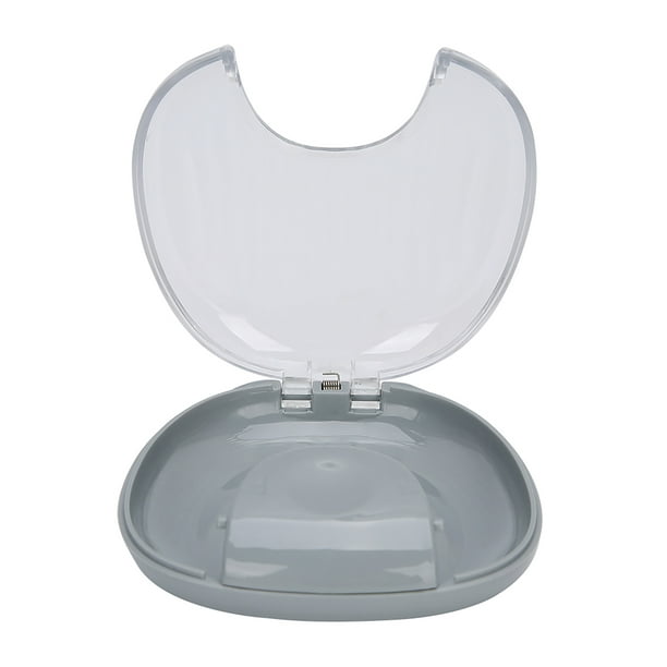 Denture Container,Orthodontic Retainer Case Portable Denture Box Orthodontic Retainer Container