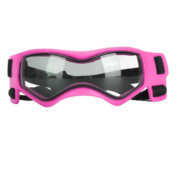 Dog Sunglasses, Doggy Glasses Soft Frame Windproof Dog Goggles with Adjustable Straps for Dogs Outdoor Riding Driving Cycling Motorcycle