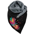 thumbnail image 2 of FAKKDUK Women's Scarf Shaw, Women Winter Graphic Printing Button Soft Wrap Casual Warm Scarves Shawls Scarf, Winter Warm Scarf Gift， G, 2 of 3