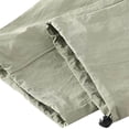 thumbnail image 5 of CONZONE Mens Baggy Cargo Pants Wide Leg Hiking Pants for Men Trendy Elastic Waist Drawstring Solid Outdoor Joggers Pant With Pockets, 5 of 6