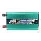 thumbnail image 5 of Inversor de corriente para coche de onda sinusoidal pura de 300 W, adaptador de CA de 12 V a 110 V con puertos USB de 2 A | Diseño compacto de aleación de aluminio | Incluye pinzas de batería |, 5 of 5