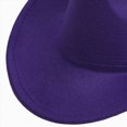 thumbnail image 4 of Gibobby Western Cowboy Hat Cowgirl Hat 4-10 Years Unisex Boys & Girls Wide Brim Hat Classic Vintage Cowboy Hats For Kids,Purple, 4 of 9