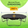 thumbnail image 2 of Machrus Upper Bounce 13ft Round Trampoline Weather Cover - Weather-Resistant Trampoline Protective Cover, 2 of 5