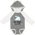 thumbnail image 3 of Inktastic My Busia Loves Me Baby Lamb Boys or Girls Long Sleeve Baby Bodysuit, 3 of 5