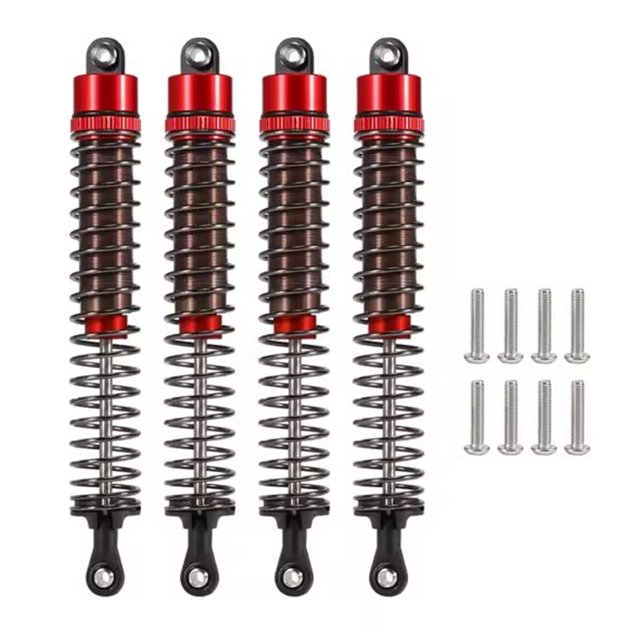 QualitChoice Aluminum Alloy Front Rear Shock Absorber For 1/10 1/8 Axial TRX4 Crawler TYPE12