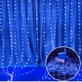 thumbnail image 4 of LINLIN Curtain String Lights, 3m*1m 100LED LED Curtain Lights Window Curtain Fairy Twinkle Lights USB with Remote Window Fairy String Lights, 4 of 8