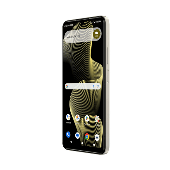Pre-Owned Cricket DEMN5039 Outlast 5G 6.75'' 6GB RAM 128GB Storage 2.4 GHz Processor Speed Cricket Wireless Prepaid Smartphone, Midnight Majesty