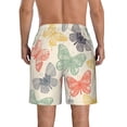 thumbnail image 3 of Naloa Butterfly Men's Beach Shorts, Surfing shorts, Swim trunks, Quick Dry Swim Trunks for Surfing Beach Fun - X-Large, 3 of 9