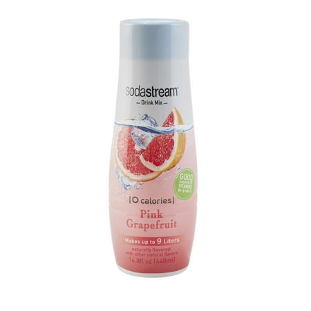 SodaStream Zero Pink Grapefruit Flavor Mix, 14.8 Fl Oz, 1 ...