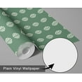 thumbnail image 6 of S4Sassy Modern Leaf Wallpaper Green Walls Covering, 25" x 120" Self-Adhesive Vinyl Wall Paper, Decorative Wallwrap, Easy DIY Wall Covering For Bedroom, Cabinets, Living Spaces, 6 of 9