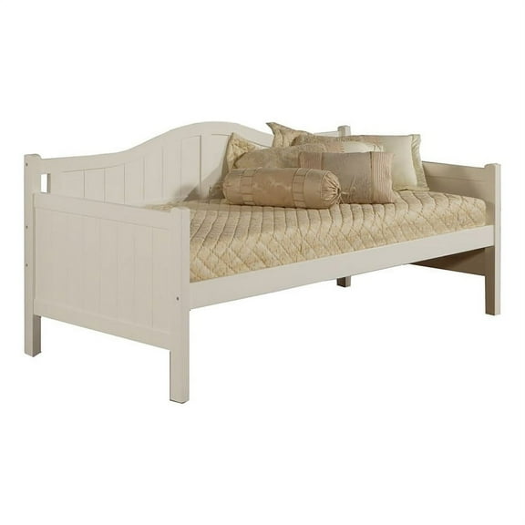 Bowery Hill Cottage Solid Wood Twin Size Beadboard Daybed in White