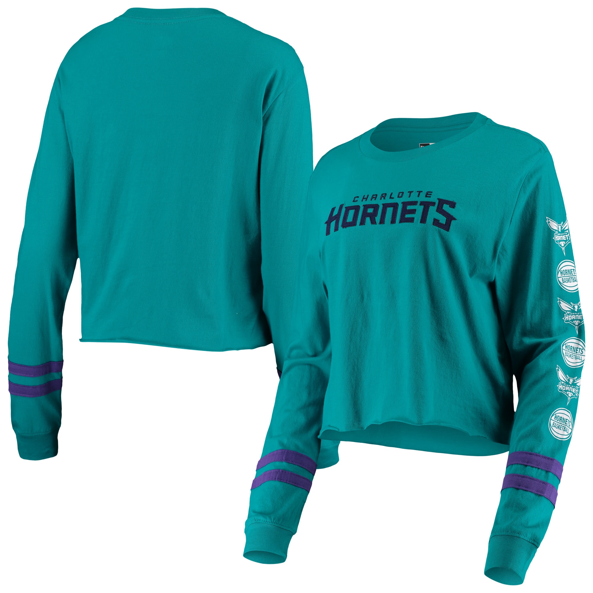charlotte hornets long sleeve shirt