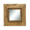 thumbnail image 2 of Looking Glass Style Mirror With Old Look Square Frame, 2 of 4