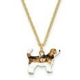 thumbnail image 3 of Jere Luxury Giftware Bejeweled BEAUREGARD Beagle Pewter and Enamel Trinket Box and Matching Pendant Charm, 3 of 4