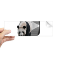 thumbnail image 1 of Panda Tunnel Walking Space Rectángulo Parachoques Pegatina Cuaderno Ventana Calcomanía, 1 of 1