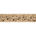 thumbnail image 2 of Baies Noires sur Vigne Papier Peint Beige Bord Rétro Design, Rouleau 15' x 6'', 2 of 3