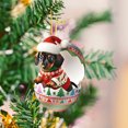 thumbnail image 2 of Luoshdecor Christmas Tree Ornament，Hatching Born Dachshund Dog Acrylic Pendants, Christmas Tree Decor Dog, Home Decor for Fireplaces, Windows, Doors, Walls, 2 of 7