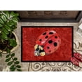 thumbnail image 3 of Carolines Treasures 8870JMAT Paillasson Intérieur Ou Extérieur 24 x 36 Po. Lady Bug sur Fond Rouge, 3 of 4