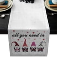 thumbnail image 4 of Oimcto Valentine's Day Rectangular Table Runner/Tablecloth with Polyester/Cotton Heart Print (33×274),Valentine's Day Printed Dining Table Runner for Family Holiday Parties Decor, 4 of 6