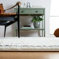 thumbnail image 4 of SAFAVIEH Marrakesh Jerri Striped Polyester Area Rug, Ivory/Grey, 8' x 10', 4 of 8