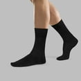 thumbnail image 2 of 36 Pack of Daily Basic Men Black Solid Plain Dress Socks (9-11), 2 of 2