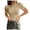 Khaki, variant on NJGRAE Double Lined Tops for Women Womens Blouses Dressy Casual Women's Summer Top Short Sleeve Button Ribbed Slim Fit Knit Top Casual Loose Fit Tunic Top Xs