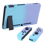 XIHAMA PlayVital Back Cover for Nintendo Switch Console, Handheld Controller Separable Protector Hard Shell for NS Joycon, Customized Dockable Protective Case for Nintendo Switch