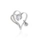 thumbnail image 1 of Collar Doble Corazón Marca Ketzalia De Plata Ley .925 KETZALIA JOYERIA ARTESANAL Colección 2021, 1 of 3