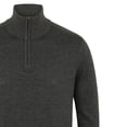 thumbnail image 2 of Henbury Mens Zip Neck Sweatshirt, 2 of 4