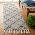 thumbnail image 2 of SAFAVIEH Vermont Weston Trellis Runner Rug, Ivory/Black, 2'3" x 8', 2 of 8