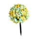 thumbnail image 3 of Estaca de jardín de flores artificiales, decoración decorativa, elegante, regalo, flor realista Azul amarillo, 3 of 9